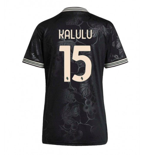 Juventus Pierre Kalulu #15 Tredjedrakt Dame 2025-26 Korte ermer Juventus Pierre Kalulu #15 Tredjedrakt Dame 2025-26 Korte ermer